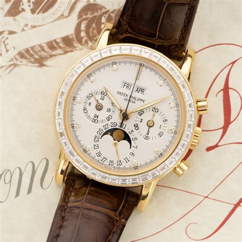 patek philippe 3990|Patek Philippe Perpetual Calendar Chrono 3990J 18k YG.